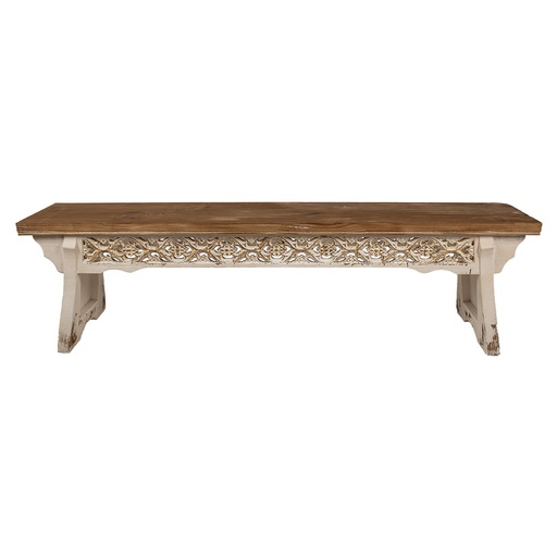 Banc de jardin Marron 169x36x46 cm