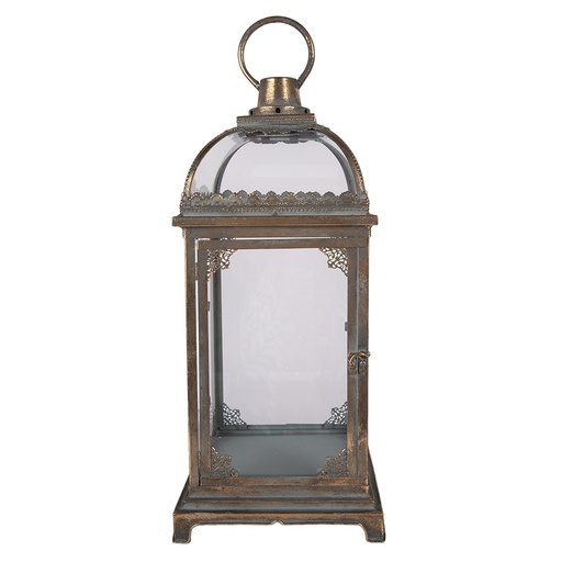 Lantern Brown 20x20x48 cm