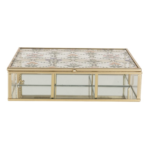 Scatola Decorativa Trasparente 20x16x5 cm