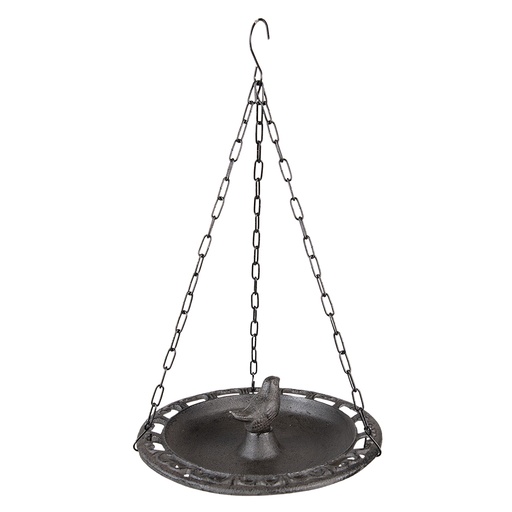 Bird Bath Brown Ø 23x8/36 cm
