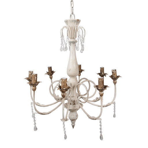 Lampe suspendue Beige Ø 68x82 cm E14/max 8x25W