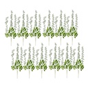 Branche de décoration avec fleurs (set 12) Blanc 30x12x110 cm