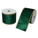 Ruban Vert Couleur or 6.3 cm x 5 m