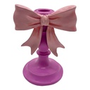 Candlestick Pink 11x9x14 cm