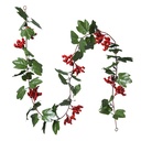 Fleur artificielle Vert Rouge 180 cm