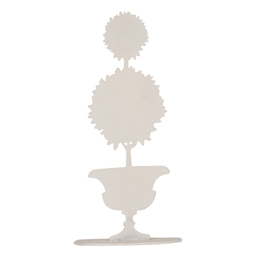 Decoration Pot de fleurs Rouge 7x10x21 cm