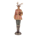 Decoratie rendier 11x10x38 cm