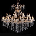 Lampadario Trasparente � 165x150 cm E14/max 36x40W