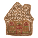 Geschirr Frühstuckteller Braun Weiß 20x18x3 cm