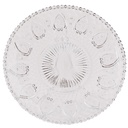 Assiette pour le Petit Déjeuner Transparent Ø 20x1 cm