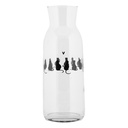 Karaffe Transparent Ø 9x25 cm / 1000 ml