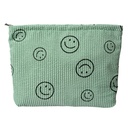Busta toilette per donne Verde 27x5x17 cm