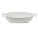 Plat de service Blanc 26x14x5 cm / 500 ml