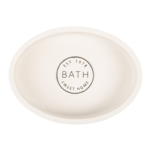 Soap Dish White 14x10x3 cm