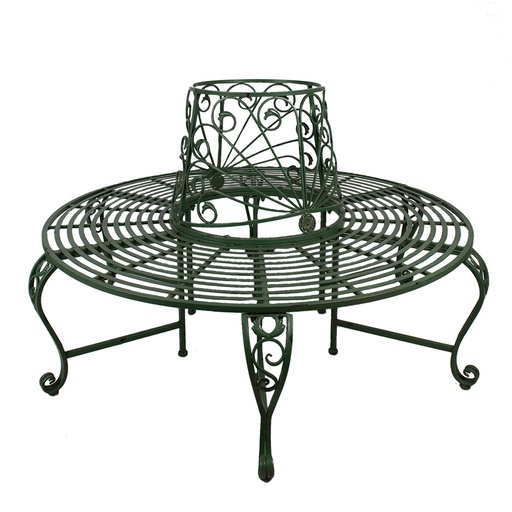 Garden Bench Green Ø 152x89 cm