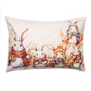Housse de coussin Beige Orange 35x50 cm