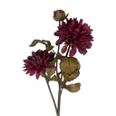 Decoratie tak met bloemen 66 cm