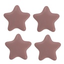 Poignée de porte set de 4 Rose Ø 4x3/6 cm