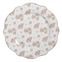 Geschirr Essteller Rosa Ø 27x2 cm
