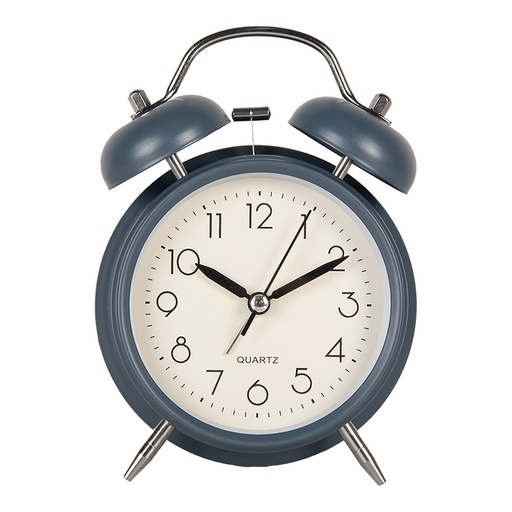 Alarm Clock Analog Blue 9x5x13 cm / 1xAA