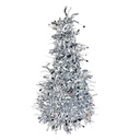 Décoration Arbre de Noël Couleur argent Ø 12x25 cm