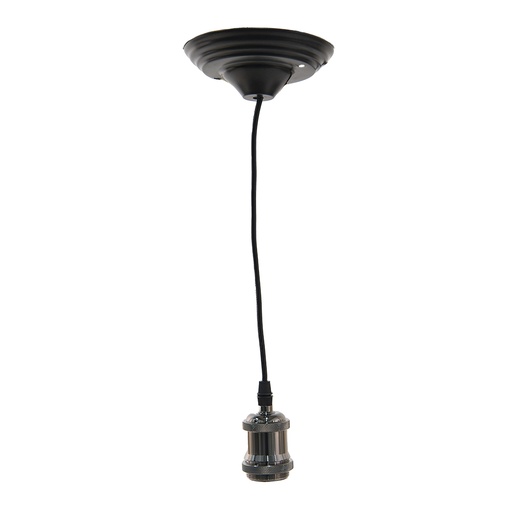 Kabelpendel Schwarz Ø 14x150 cm E27/max 1x60W