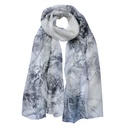 Scarf Women Print Grey 50x160 cm