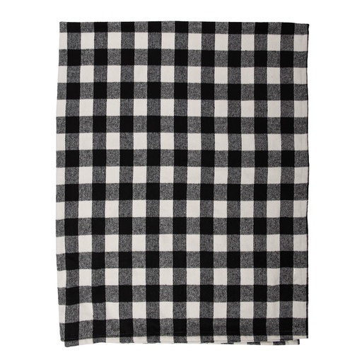 Throw Black, White 130x170 cm