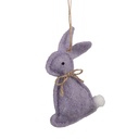 Anhänger Schmuck Kaninchen Violett 6x1x10 cm