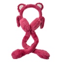 Oorwarmer kind met beweegbare oren fuchsia
