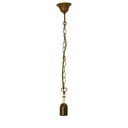 Kabelpendel Kette Tiffany Goldfarbig 130 cm E27/max 1x60W