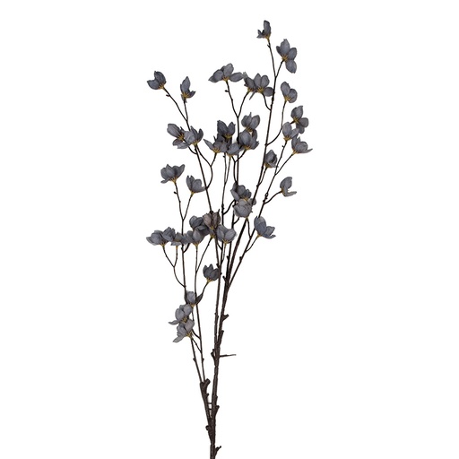 Artificial Flower Blue Brown 8x8x110 cm