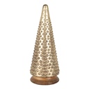 Décoration de Noël Sapin de Noël Couleur or Ø 17x41 cm