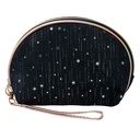 Busta toilette per donne Nero 22x8x14 cm