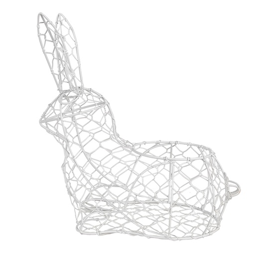 Panier Lapin Blanc 28x15x30 cm