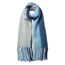 Schal Damen Muster Blau 35x180 cm
