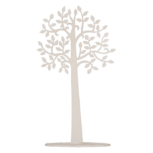 Decoration Baum Rot 12x10x21 cm