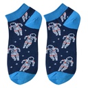 Socken Blau Grau 36-41