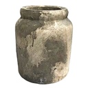Pot de fleurs d`intérieur Gris Beige Ø 17x16 cm
