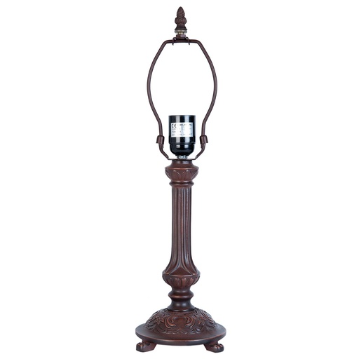 Lumilamp Lampenvoet Tafellamp Tiffany Ø 16x47 cm Bruin Kunststof