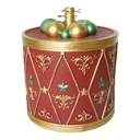 Weihnachtsbaumständer Rot Goldfarbig Ø 37x41 cm