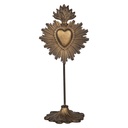 Decoration Ornament Gold colored Brown 10x8x23 cm