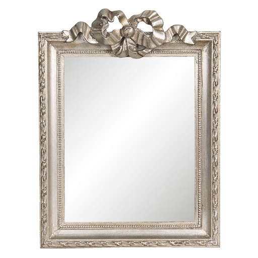 Specchio da Parete Argento 25x2x34 cm