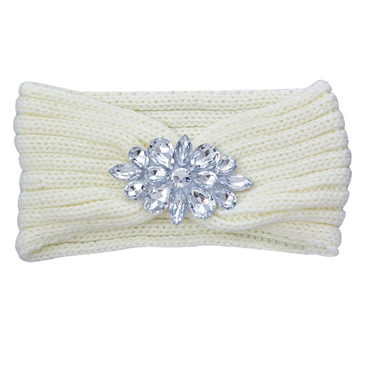 Bande de cheveaux 10x22 cm Blanc
