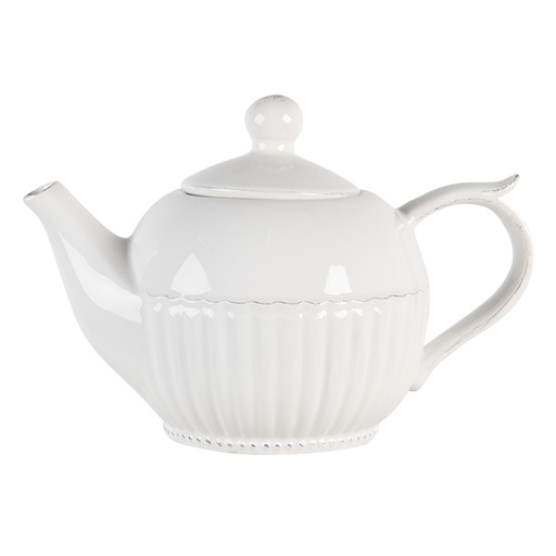 Teapot White 21x13x14 cm / 750 ml