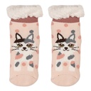 Kindersocken Rosa Grau one size