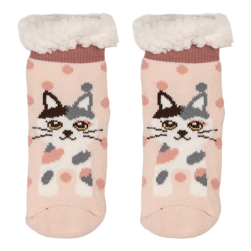 Children's Socks Pink Grey one size