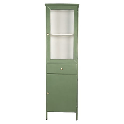 Chest of Drawers Green White 54x42x184 cm