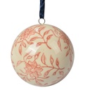 Boule de décoration Beige Rose Ø 8x8 cm