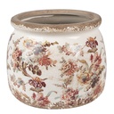 Blumentopf für Innen Beige Rosa Ø 16x13 cm